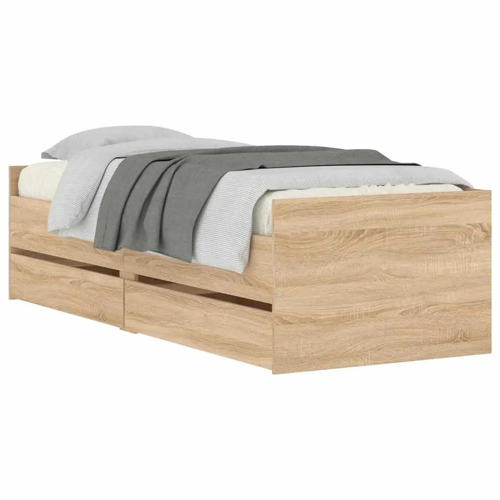 Bed Frame with Drawers for Organized Bedrooms