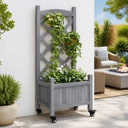 Practical Wooden Planter for Gardens and Patios
