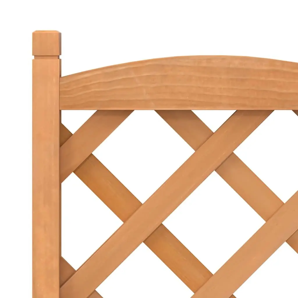 Wooden Planter with Wheels for Climbing Plants
