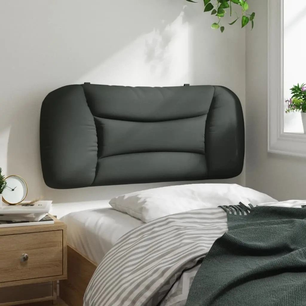 90 cm Dark Grey Headboard Cushion for Home Use