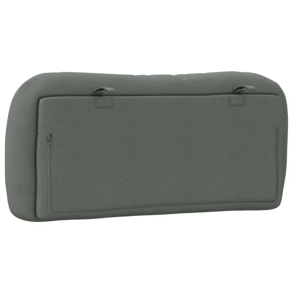 90 cm Dark Grey Headboard Cushion for Home Use