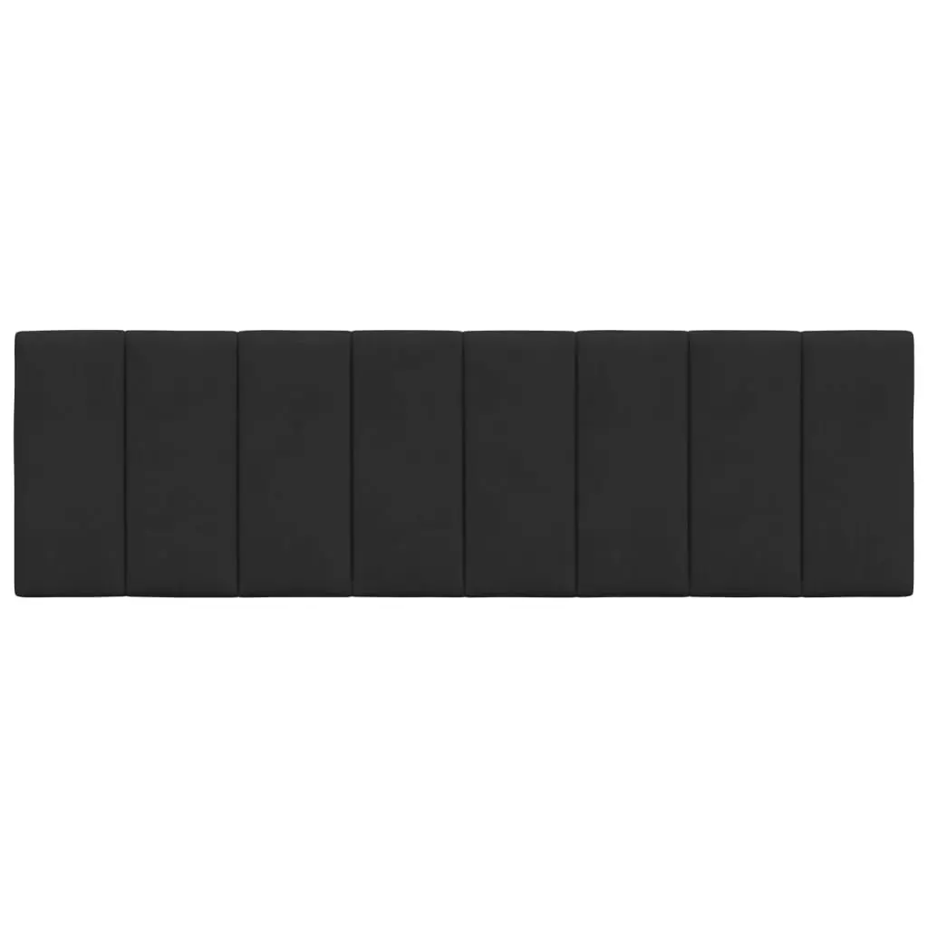 Headboard Cushion Hanko Black 153cm Velvet Wall Mounted Bed Pillow Support