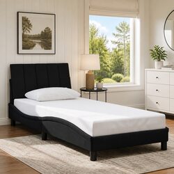 Black Velvet Bed Frame for Stylish Bedrooms