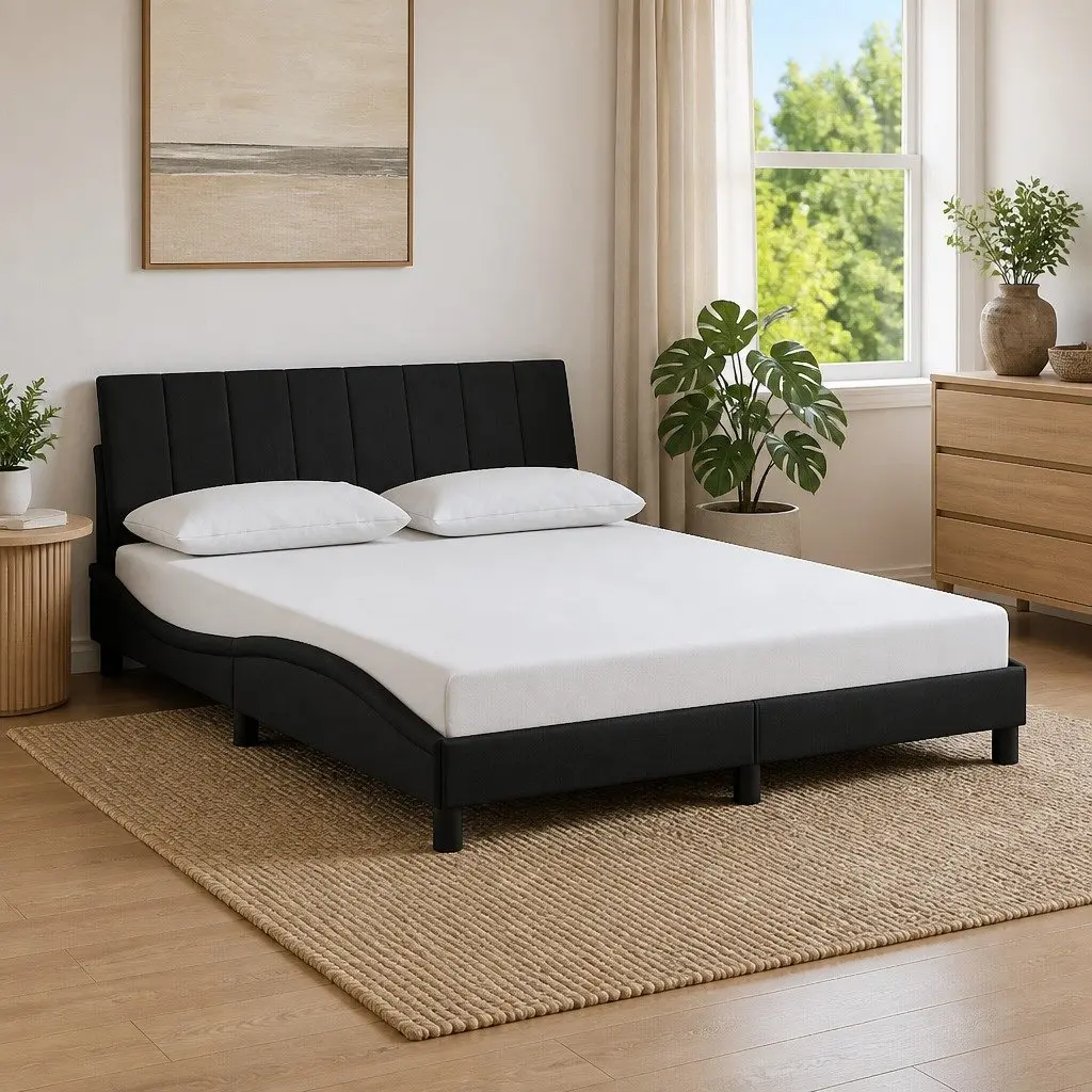 Black Velvet Queen Bed Frame for Any Bedroom
