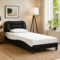 Functional Black Bed Frame for Your Bedroom at 90x190 cm