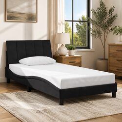Functional King Single Bed Frame with Foam Headboard