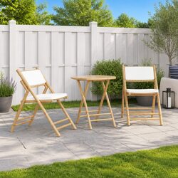 Practical Folding Bistro Set for Gardens and Balconies
