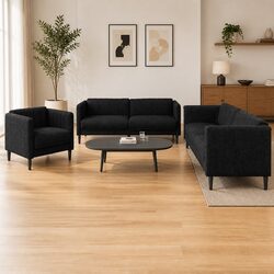 Practical 3 Piece Sofa Set for Everyday Living