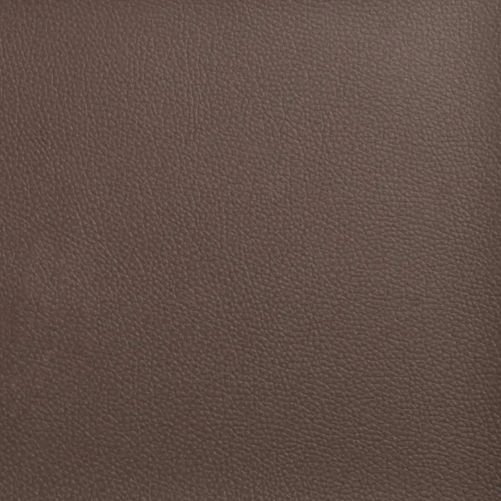 2 Piece Brown Faux Leather Chesterfield Sofa Set Button Tufted Living Room Suite