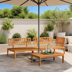 Versatile 3-Piece Garden Sofa Set for Any Space