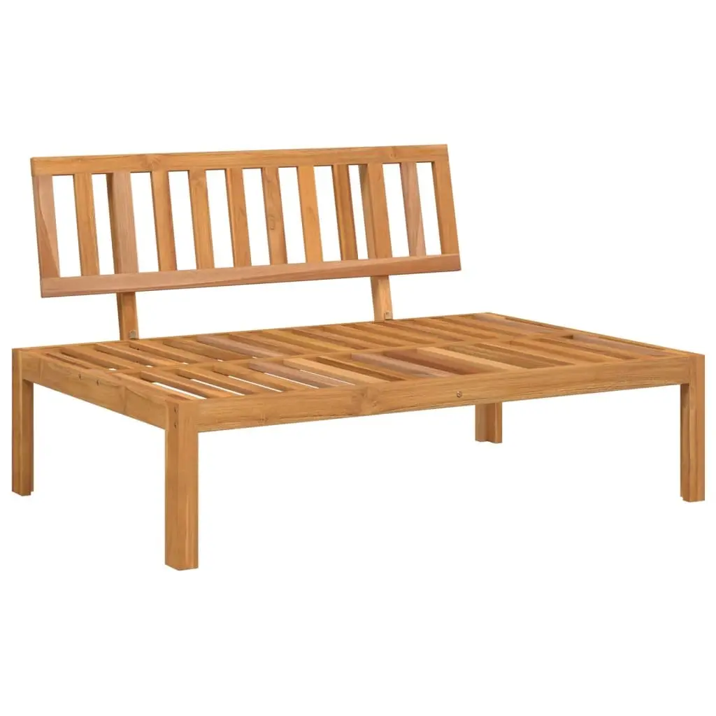4 Piece Garden Pallet Sofa Set Solid Acacia Wood Outdoor Sectional Brown