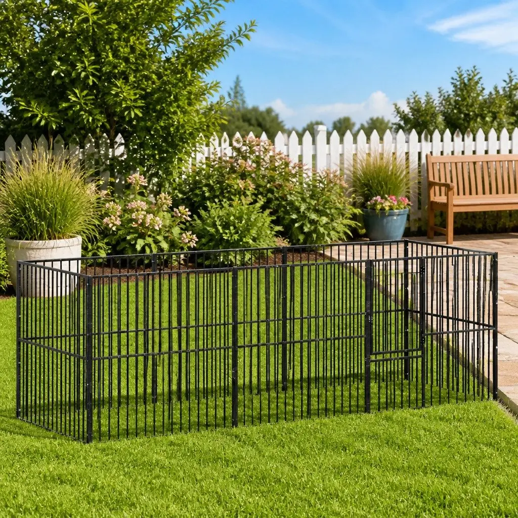 8-Panel Dog Playpen for Home Use