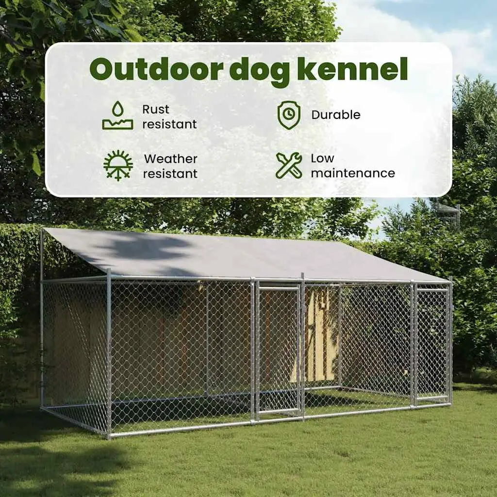 Dog Cage for Outdoor Use 4x2x2m
