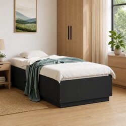 Practical Bed Frame with RGB LED Lights for Your Bedroom