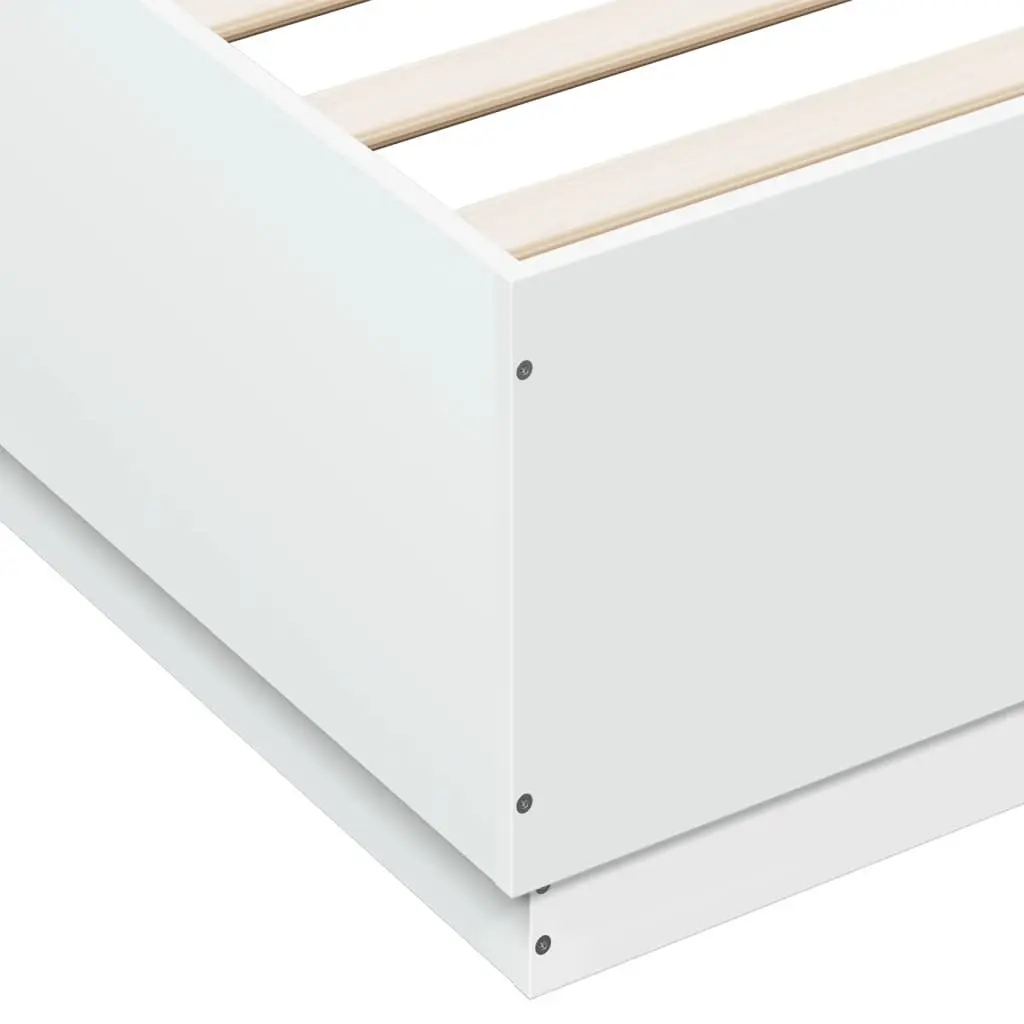 White Bed Frame 150x200 cm for Any Bedroom