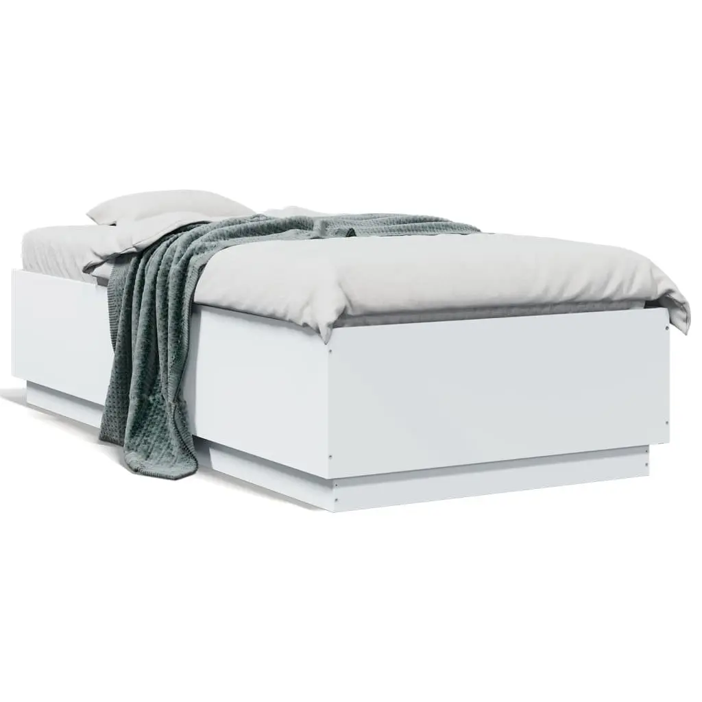 White Bed Frame 90x190 cm for Any Bedroom