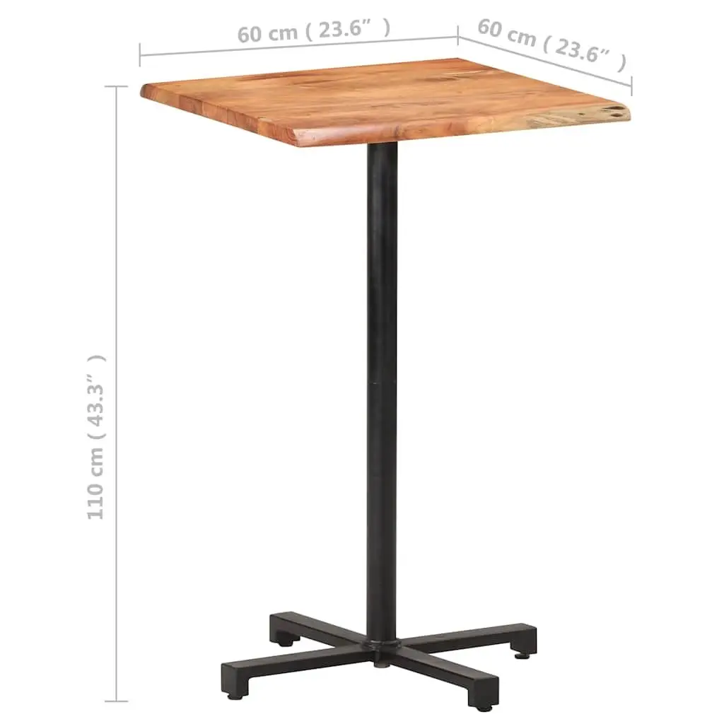 Live Edge Bar Table for Dining and Entertaining