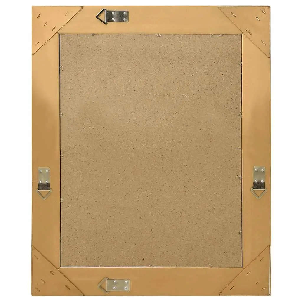 Wall Mirror Baroque Style Wooden Frame 50x60 cm Gold Decorative Home Decor