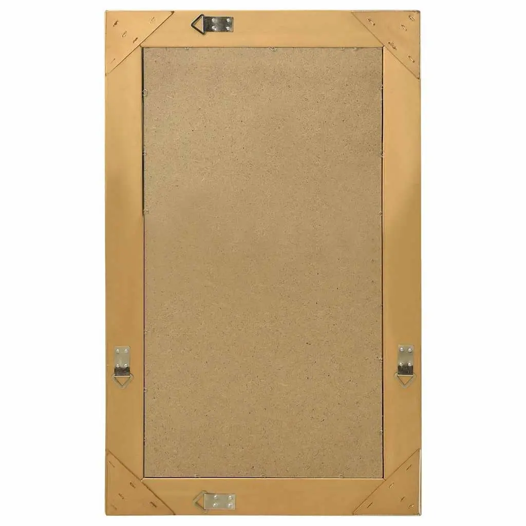 Gold Framed Wall Mirror in Baroque Style 50x80cm