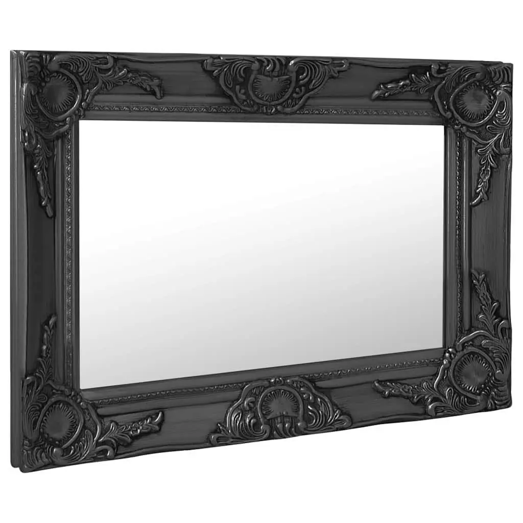 Wall Mirror with Baroque Frame 60x40 cm