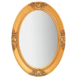 Practical Gold Baroque Wall Mirror 50x70cm for Any Room