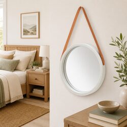 Functional 40cm Round Mirror for Living Rooms and Bedrooms
