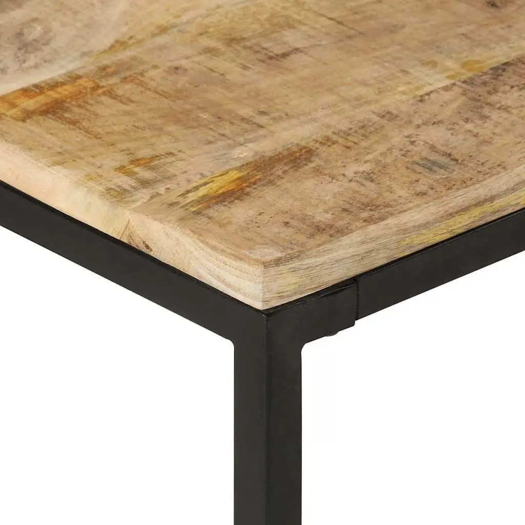 Nesting Coffee Tables 2 pcs Wooden Brown Accent Living Room Storage Furniture