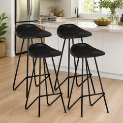 Practical Bar Stools Set of 4 for Home Use
