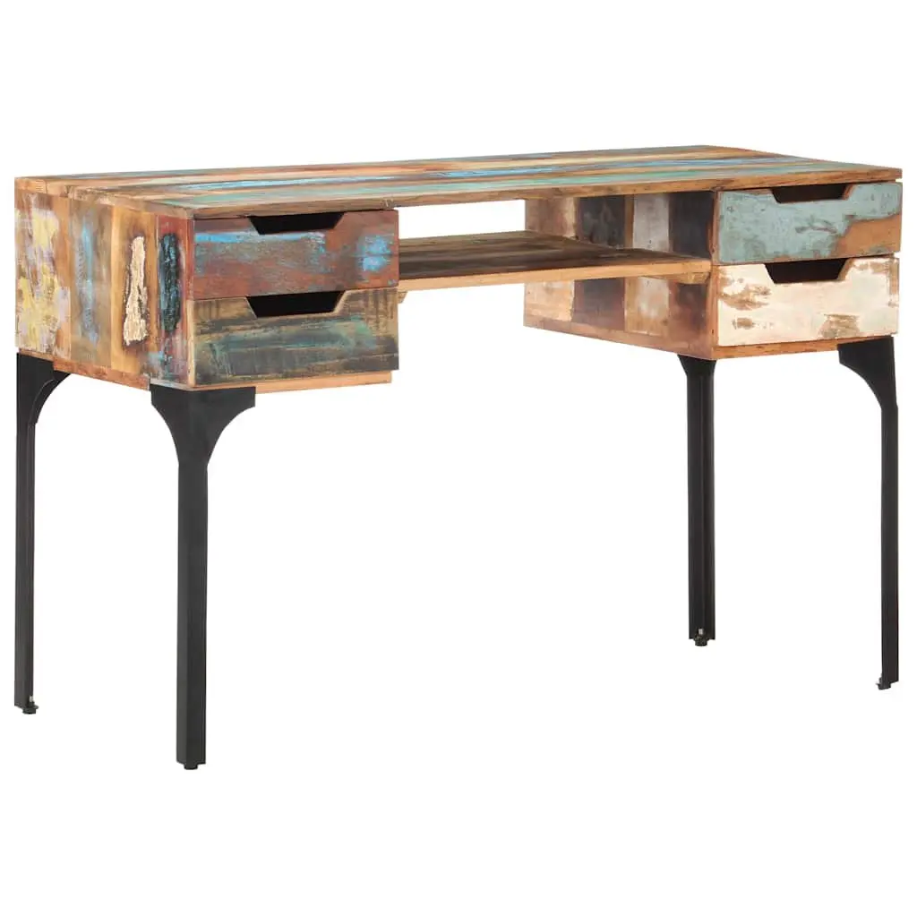 Writing Table in Solid Reclaimed Wood