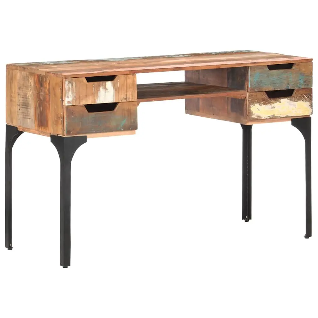 Writing Table in Solid Reclaimed Wood