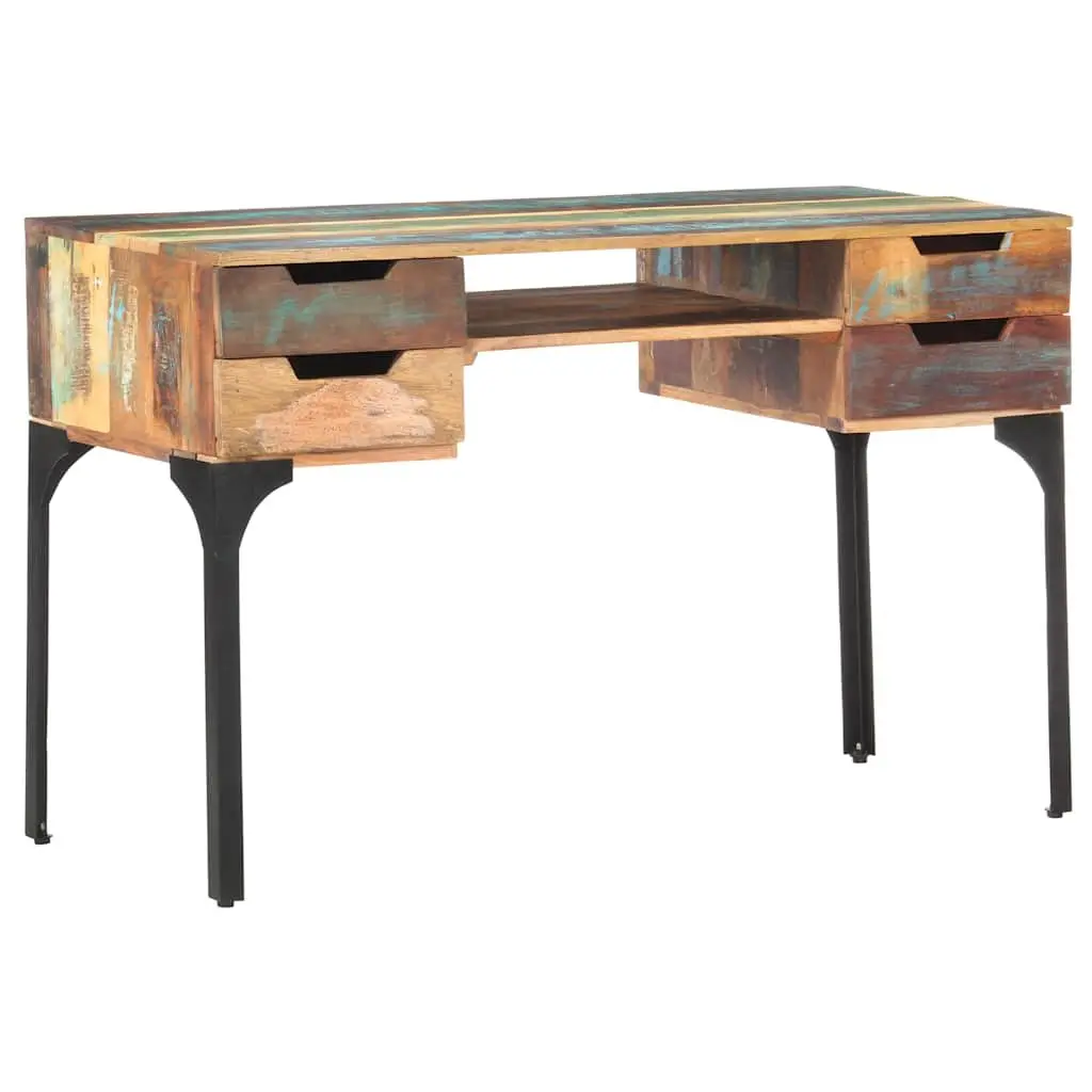 Writing Table in Solid Reclaimed Wood