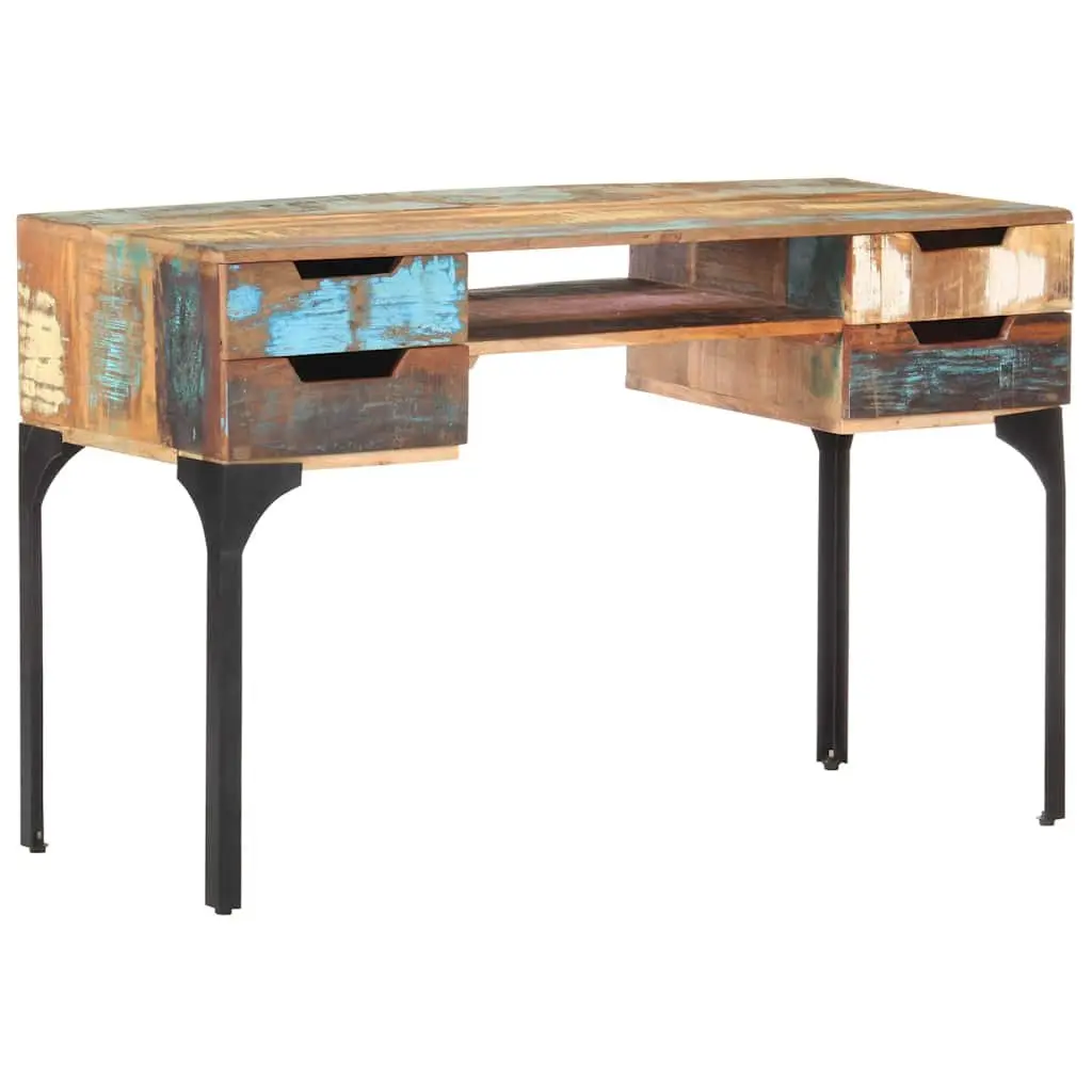 Writing Table in Solid Reclaimed Wood