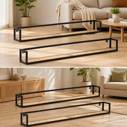 Versatile 2 pcs 160 cm Wall Shelves for Every Room