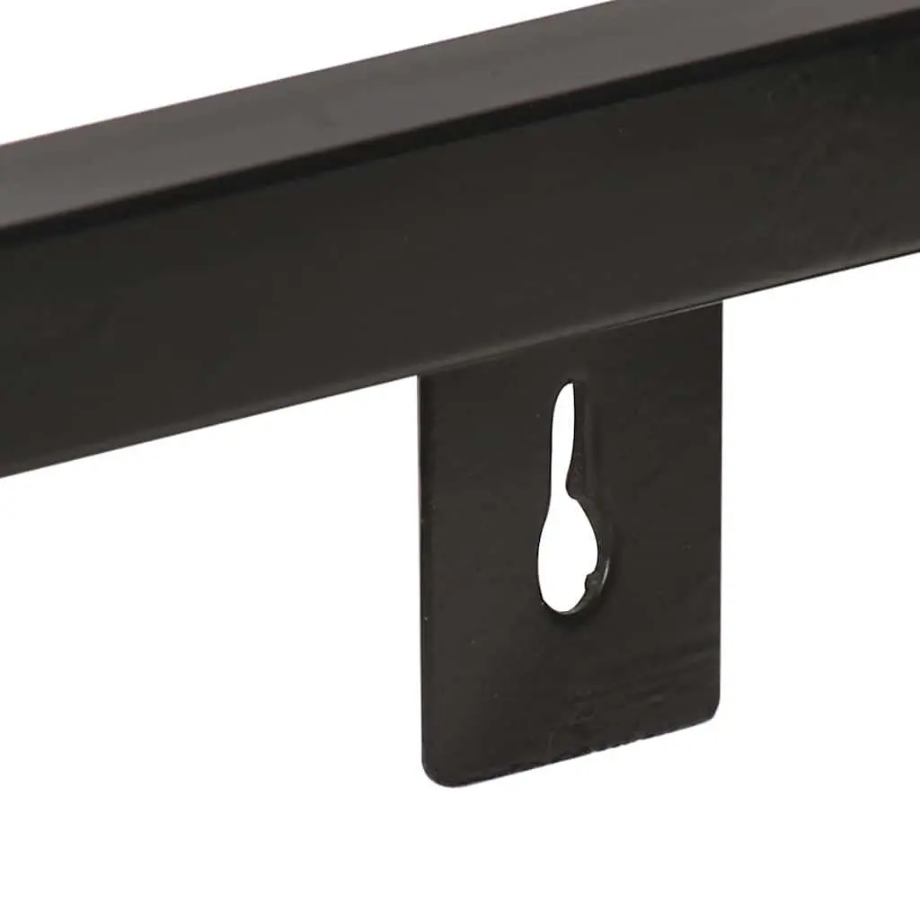 Wall Shelves Wooden 160 cm Industrial Style Brown 2 Piece