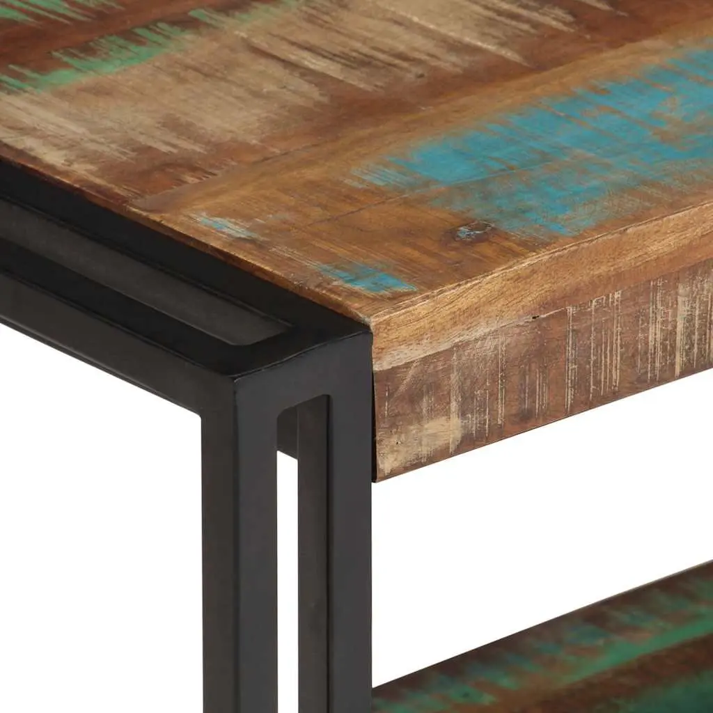 TV Cabinet Solid Reclaimed Wood 120x30x40 cm Brown Industrial