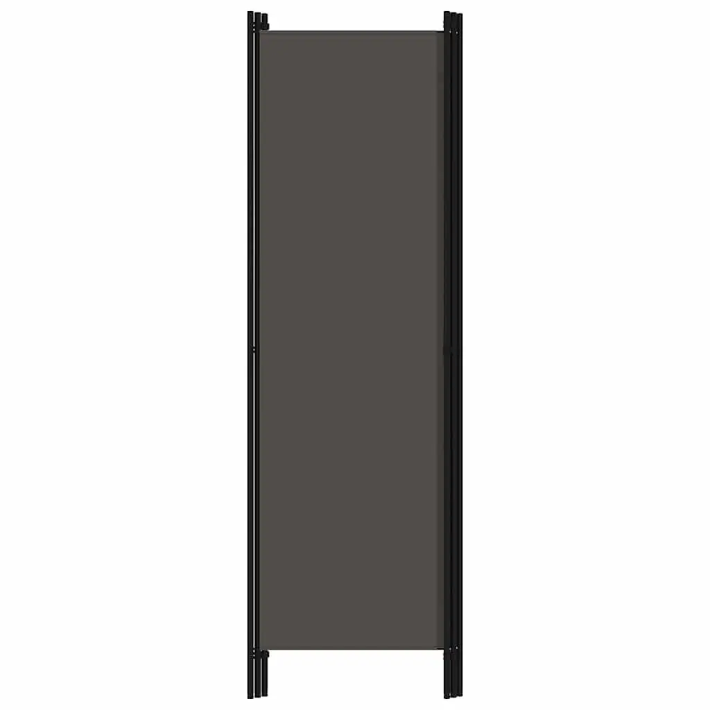 3-Panel Anthracite Room Divider for Home Use