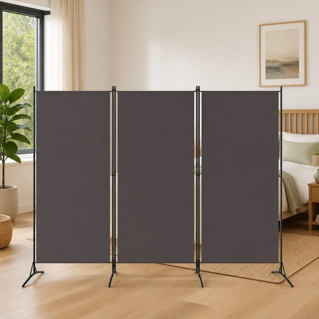 3-Panel Room Divider for Diverse Spaces