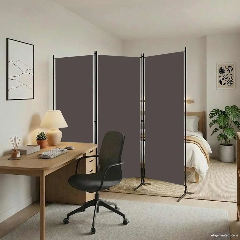 3-Panel Room Divider for Diverse Spaces