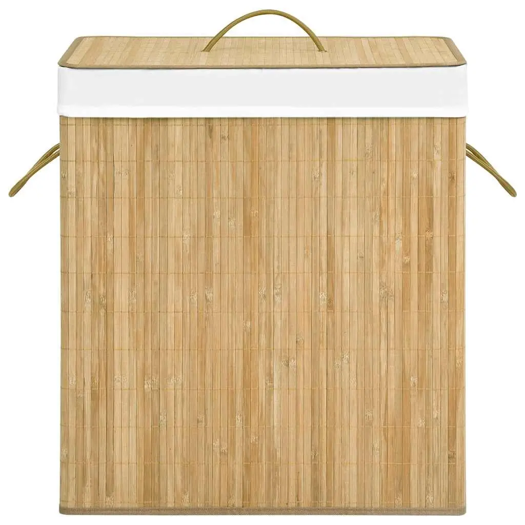 100L Bamboo Laundry Basket for Home Use