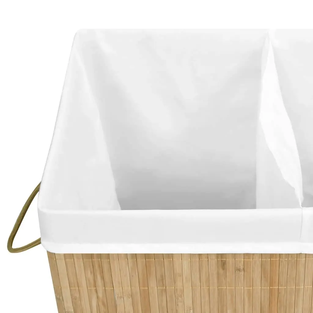 100L Bamboo Laundry Basket for Home Use