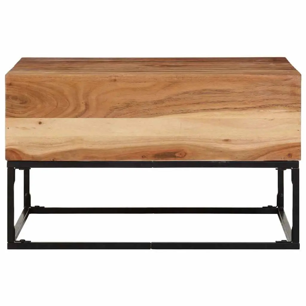 Coffee Table 68x68x41cm Solid Acacia Wood Living Room Accent Furniture Brown