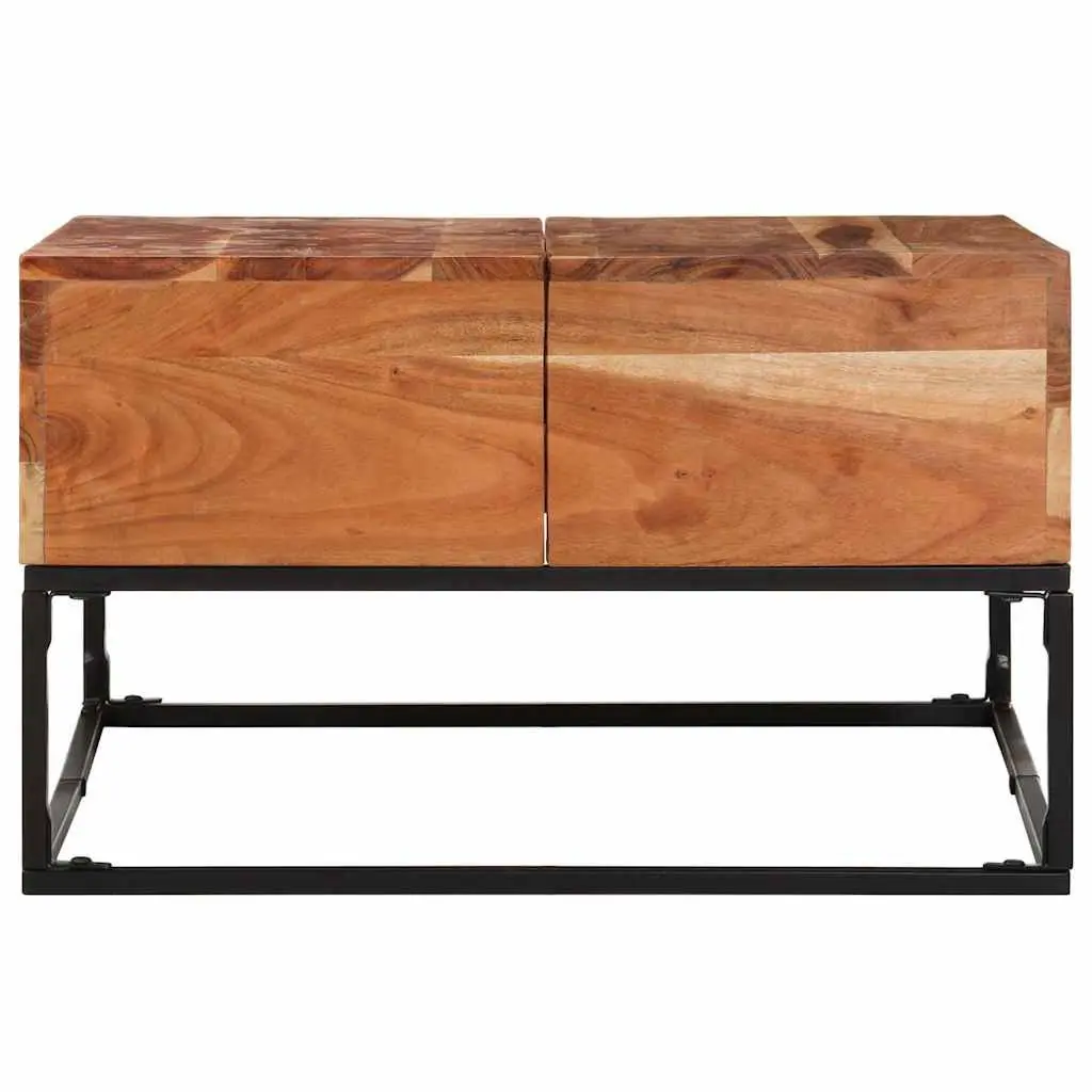 Coffee Table 68x68x41cm Solid Acacia Wood Living Room Accent Furniture Brown