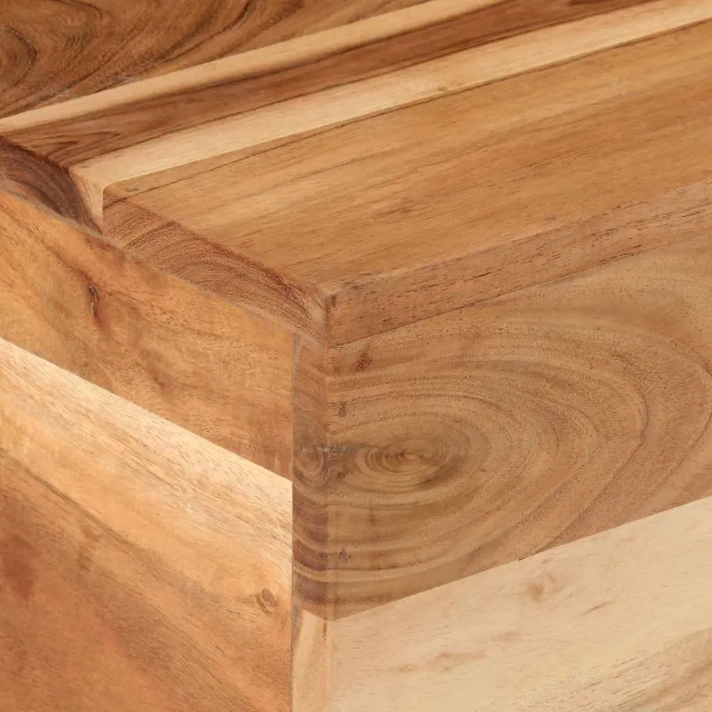 Coffee Table 68x68x41cm Solid Acacia Wood Living Room Accent Furniture Brown