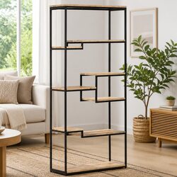 Functional Bookcase 80x30x180 cm for Any Room
