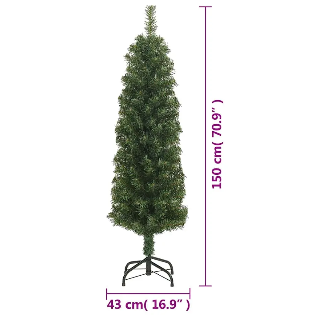 150cm Slim Christmas Tree for Indoor & Outdoor Use