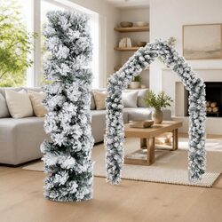 Practical 10m Christmas Garland for Indoor and Outdoor Use