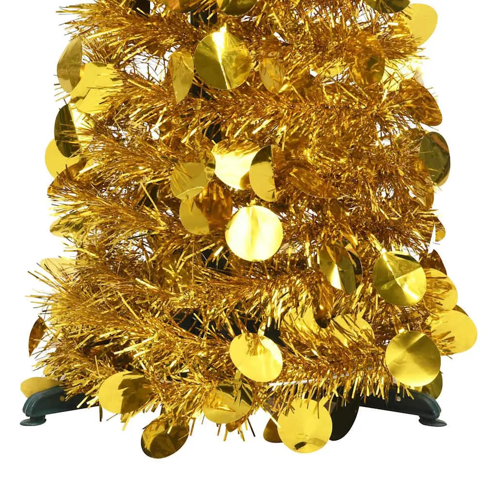 Gold Pop-Up Christmas Tree for Seasonal Use