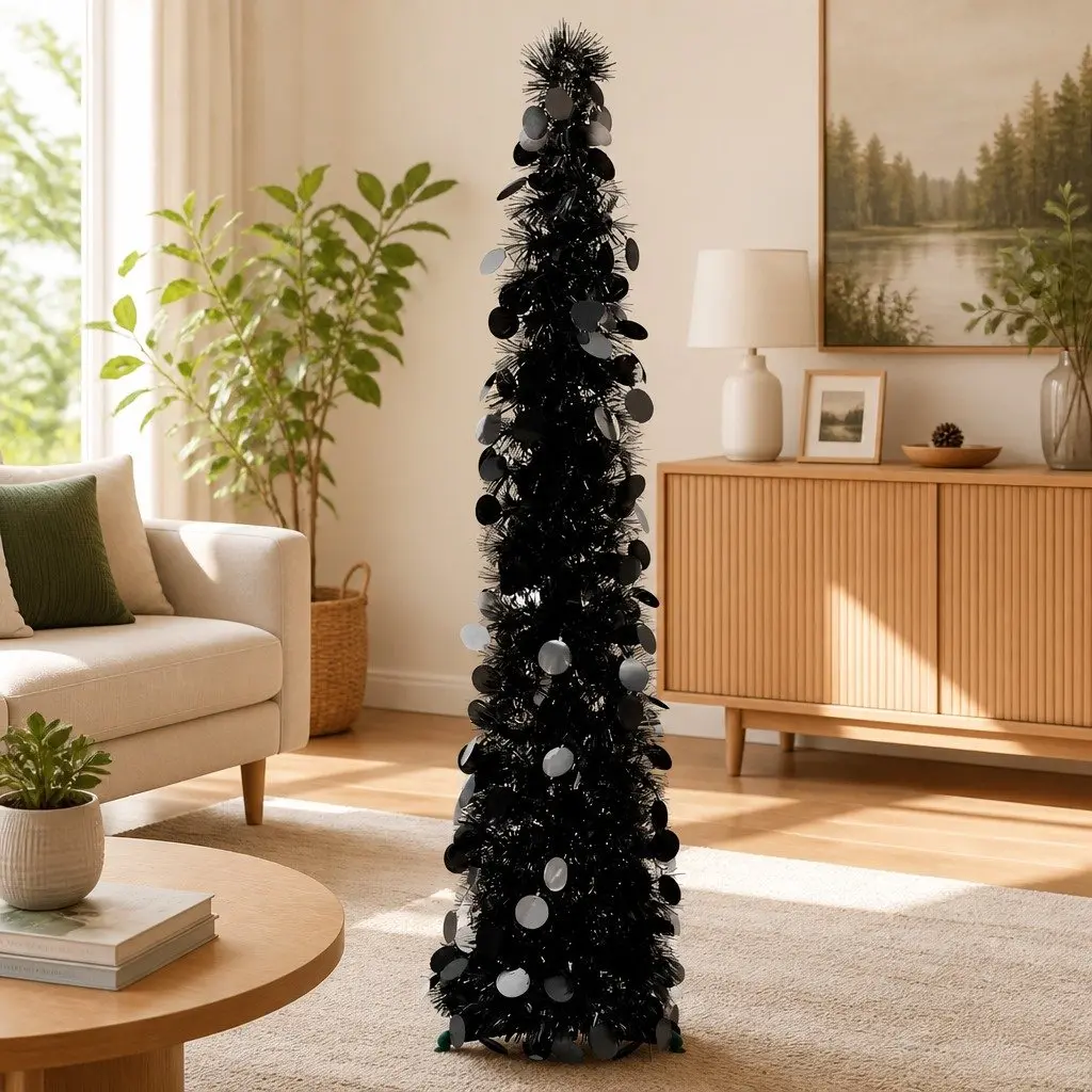 120cm Black Christmas Tree for Home Use