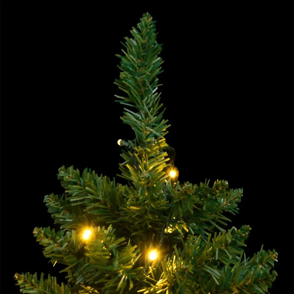 Artificial Christmas Tree Hinged 150cm Green with 150 LEDs