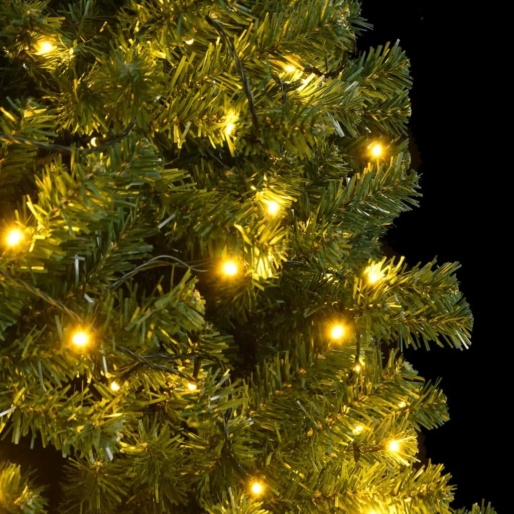 Artificial Hinged Christmas Tree Green 210cm with 300 LEDs and 8 Lighting Modes